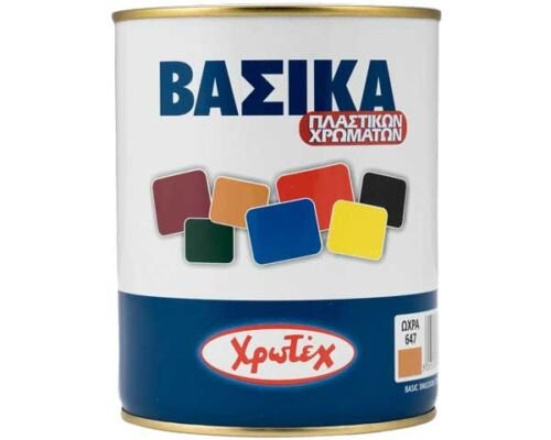 ΒΑΣΙΚΑ ΠΛΑΣΤΙΚΩΝ ΧΡΩΜΑΤΩΝ ΧΡΩΤΕΧ 0.75LT