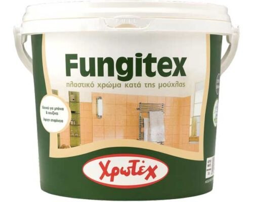 FUNGITEX ΠΛΑΣΤΙΚΟ ΧΡΩΜΑ ΚΑΤΑ ΤΗΣ ΜΟΥΧΛΑΣ, ΛΕΥΚΟ 0.75L