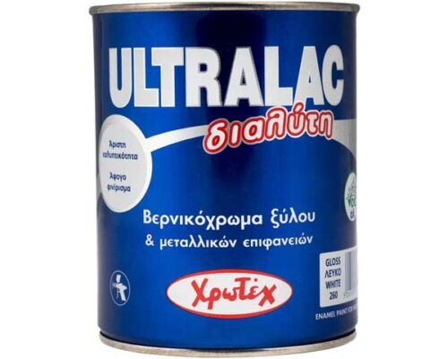 ULTRALAC ΒΕΡΝΙΚΟΧΡΩΜΑ ΔΙΑΛΥΤΗ ΓΙΑ ΞΥΛΑ ΚΑΙ ΜΕΤΑΛΛΑ, 0,75LT